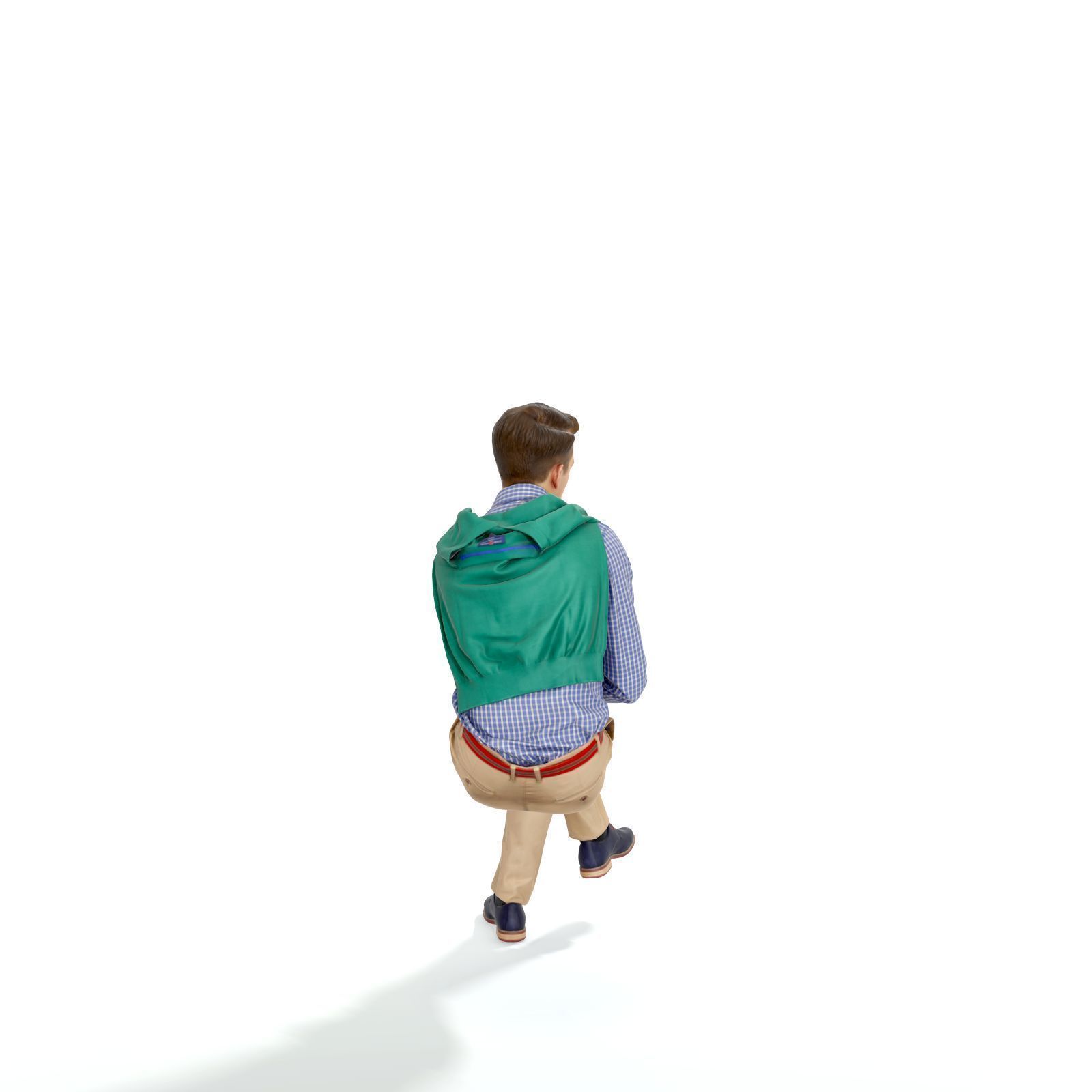 Classy Sitting Man CMan0325-HD2-O01P01-S - 3D Human Low-poly 3D model_3