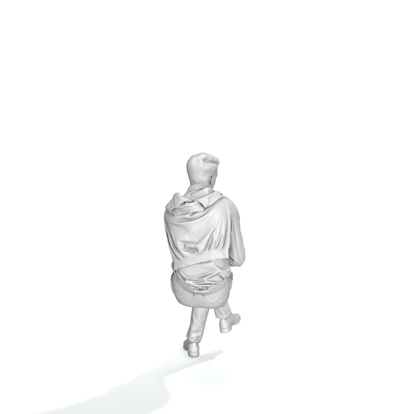 Classy Sitting Man CMan0325-HD2-O01P01-S - 3D Human Low-poly 3D model_11