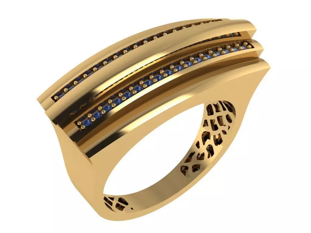 Ready Women Ring STL 3D Models  3D print model_0