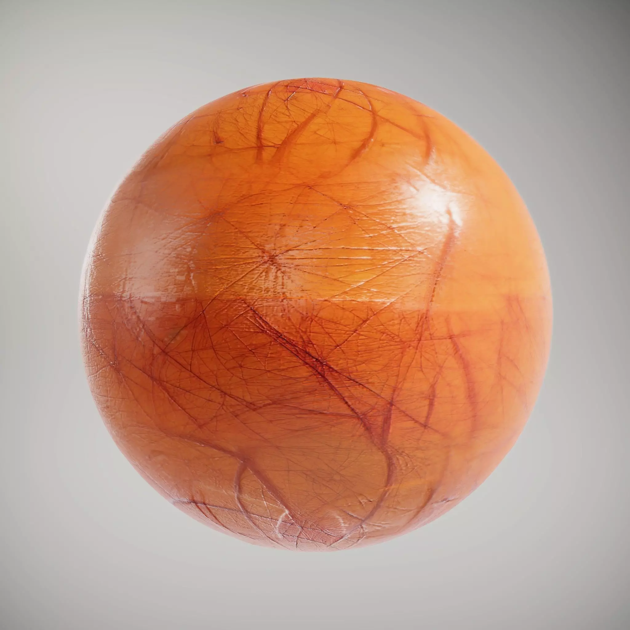 HQ PBR Textures Set Basketball Leather Glossy Texture_3