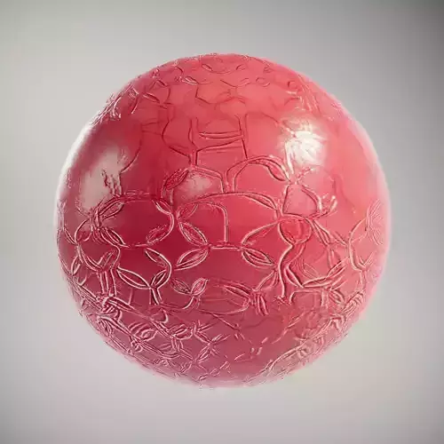 Embossed Leather Red HQ PBR Textures Set Texture Embossed Leather Red HQ PBR Textures Set Texture