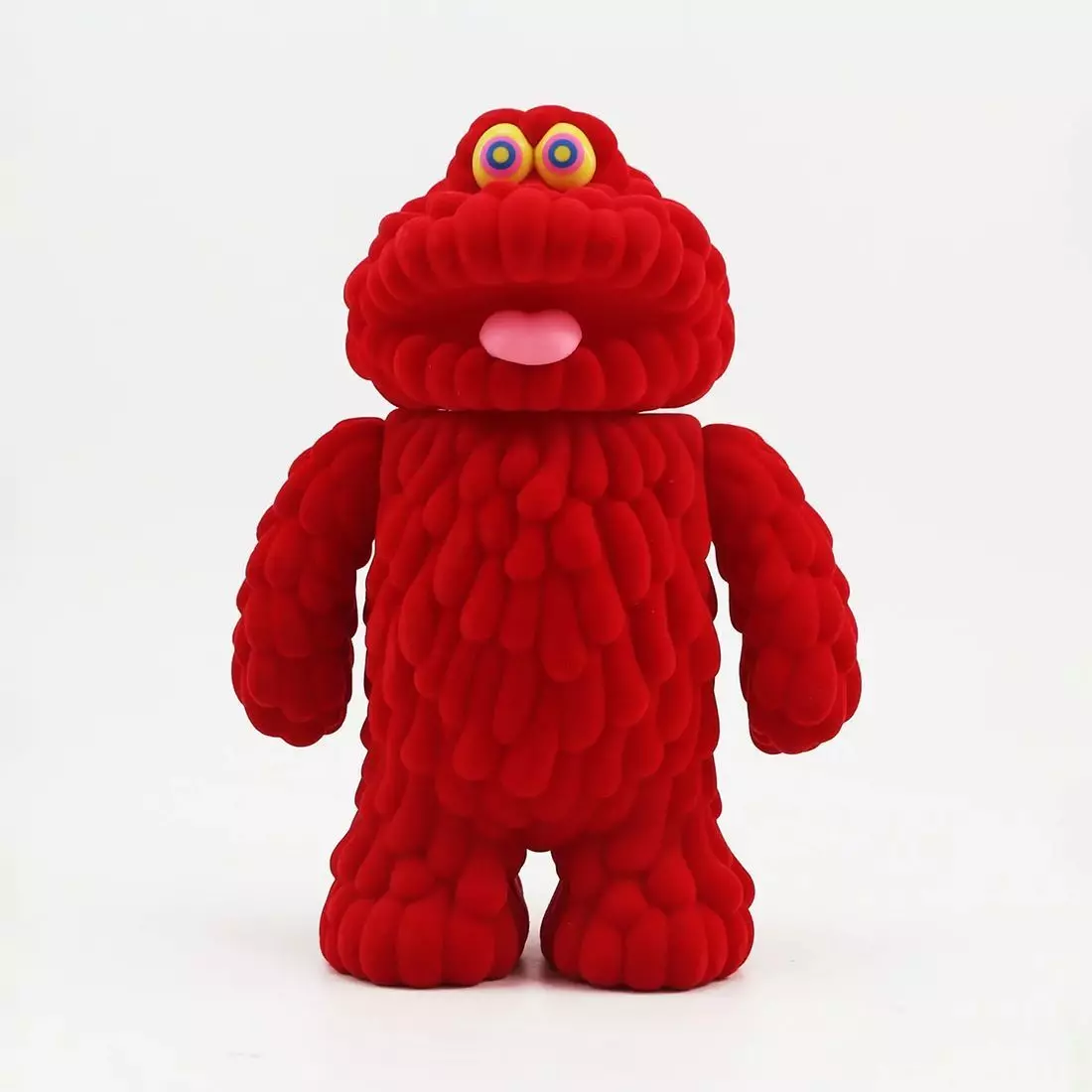 Red Sofubi Style Muckey POP MART toy 3D print model