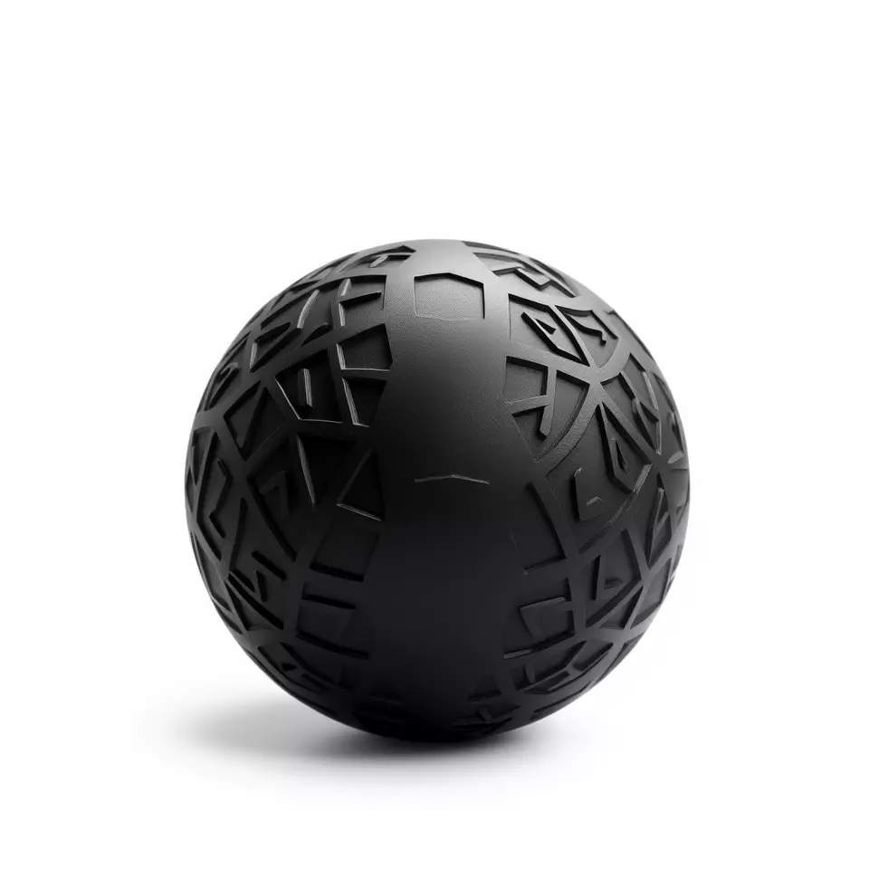 HQ PBR Textures Set Black Geometric Pattern Glossy Texture_1