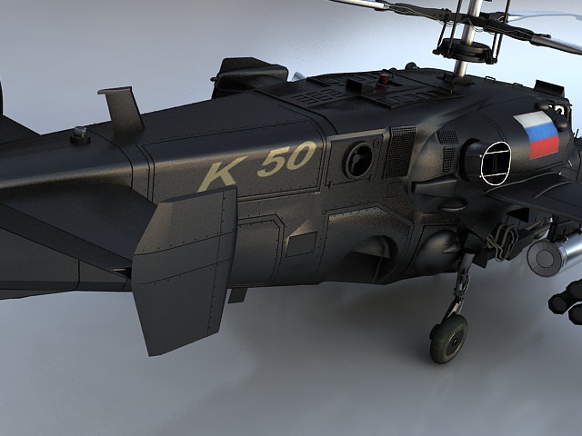Modèle Réduit Hélicoptère Russe Ka-50 Black Shark - Échelle 1/2000 à 1/350 - Neuf - Sans Marque