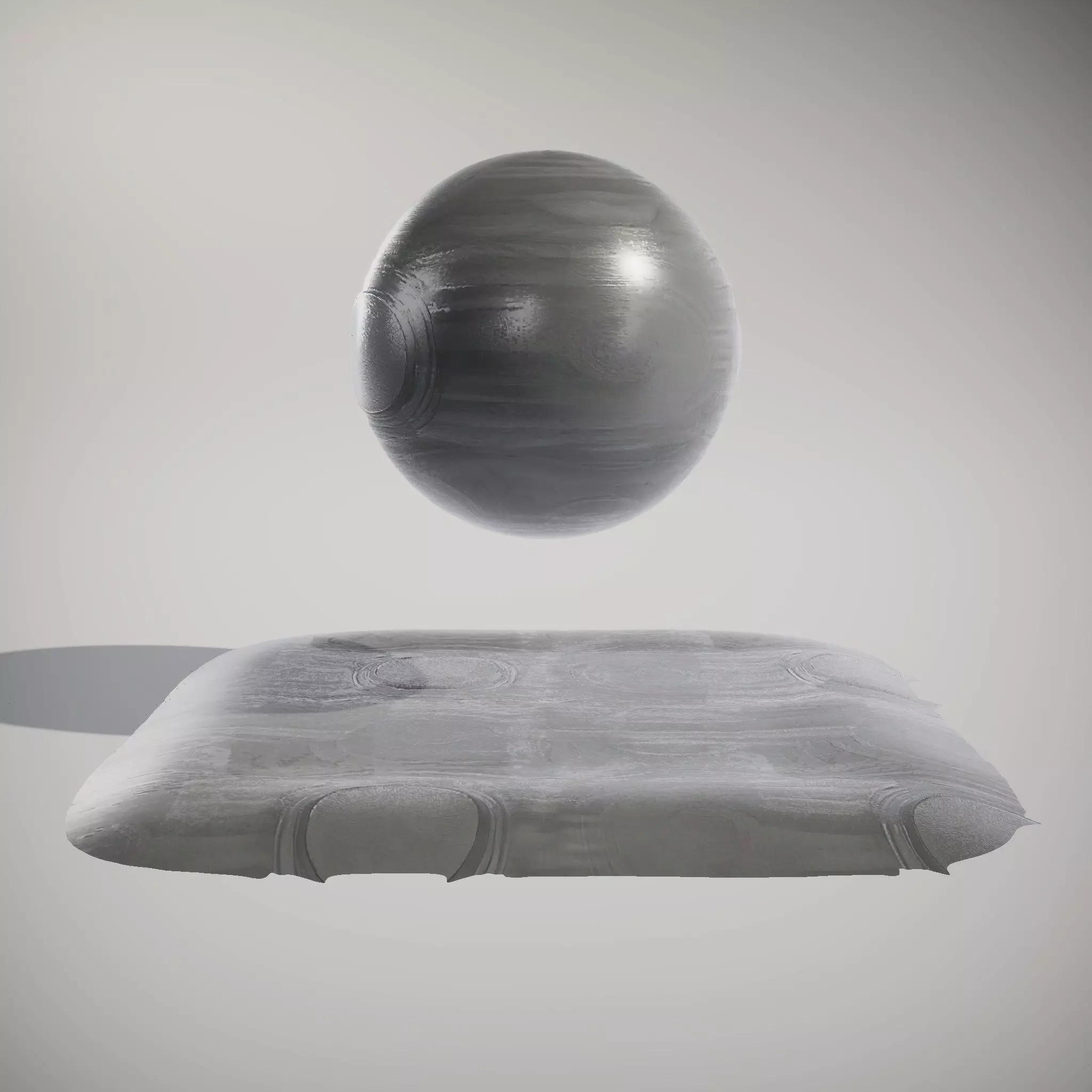 HQ PBR Textures Set Ebony Wood Polished Texture_4