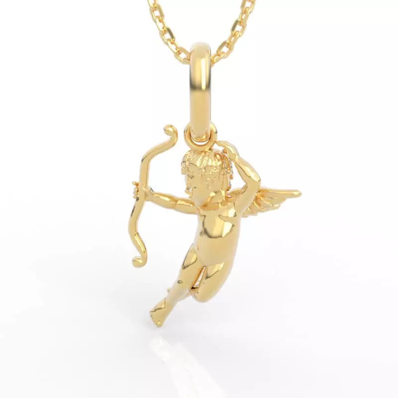 Stunning Cupid Pendant Necklace 3D print model