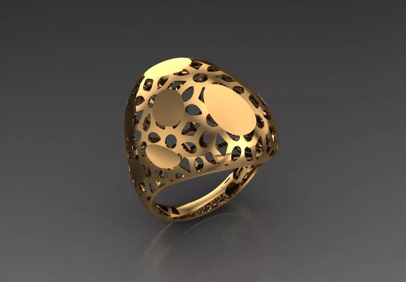 Ready Women Ring STL 3D Models  3D print model_0