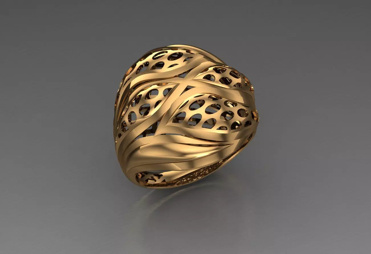 Ready Women Ring STL 3D Models  3D print model_0