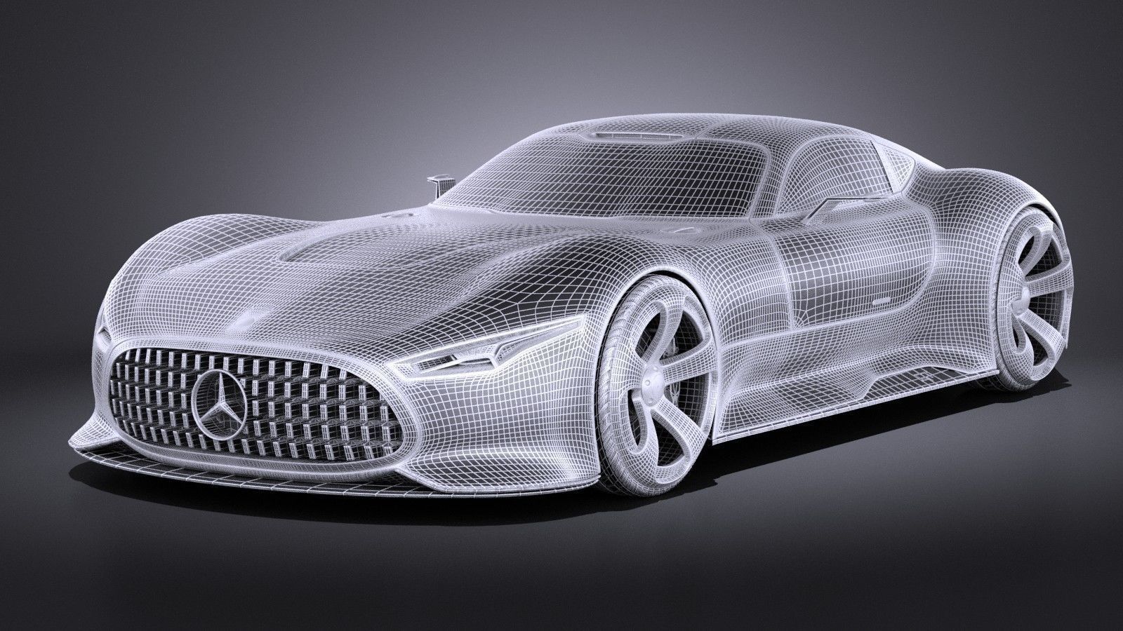 Mercedes Vision Gran Turismo Concept 3D model_12