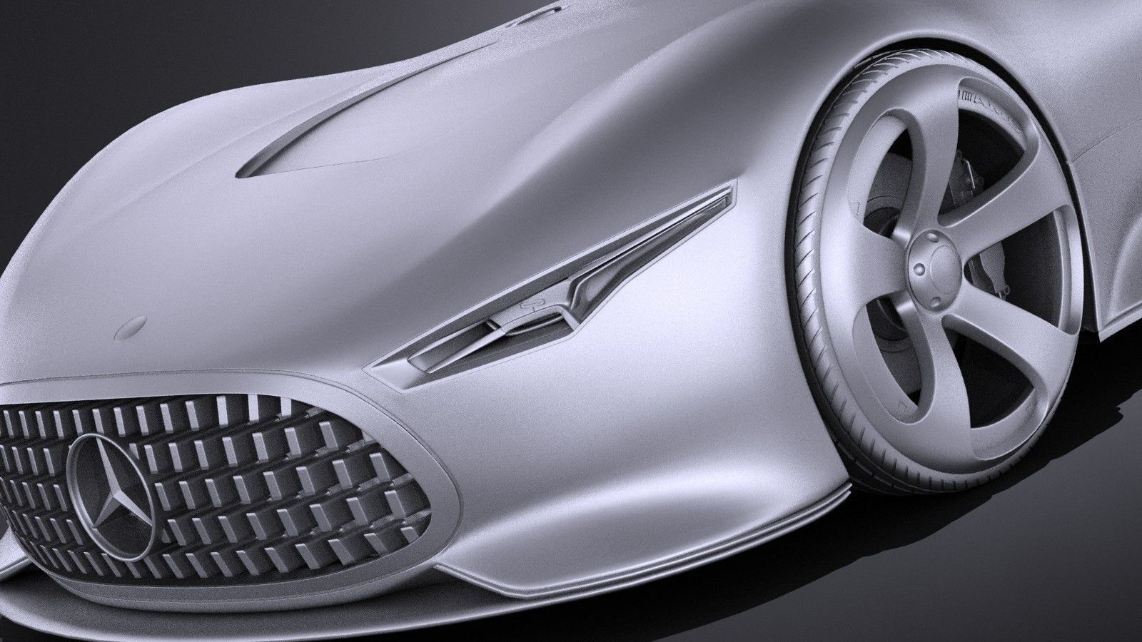 Mercedes Vision Gran Turismo Concept 3D model_9