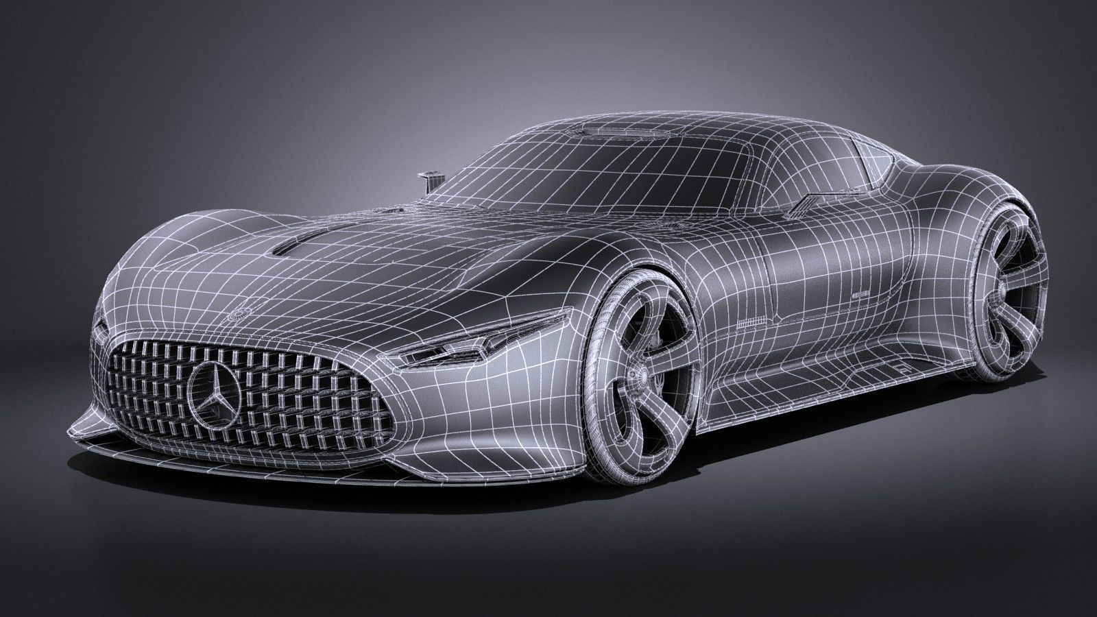 Mercedes Vision Gran Turismo Concept 3D model_13