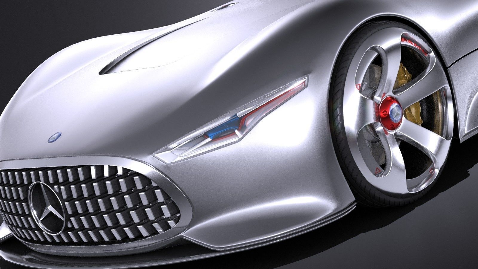 Mercedes Vision Gran Turismo Concept 3D model_6