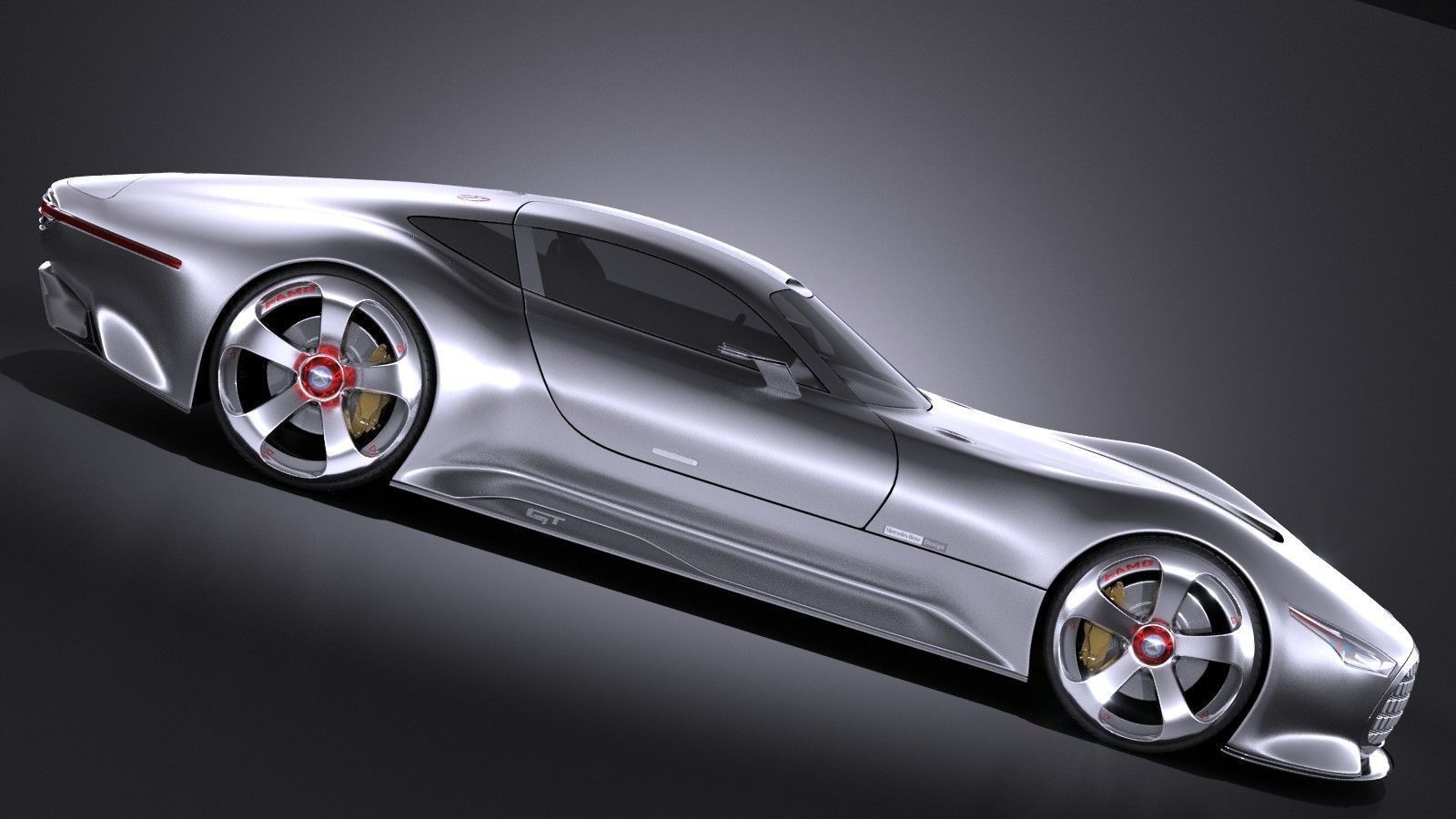 Mercedes Vision Gran Turismo Concept 3D model_3