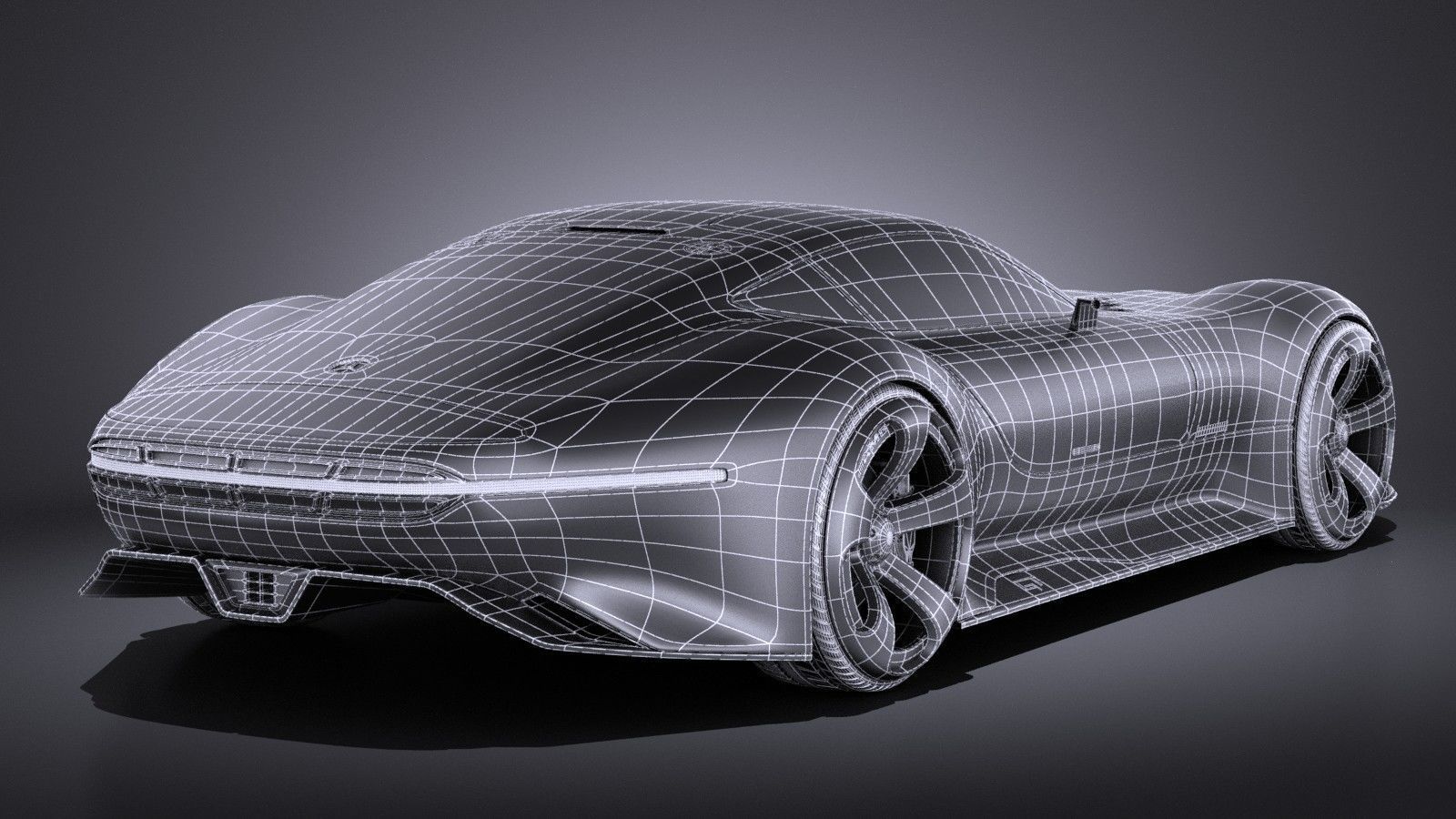 Mercedes Vision Gran Turismo Concept 3D model_15