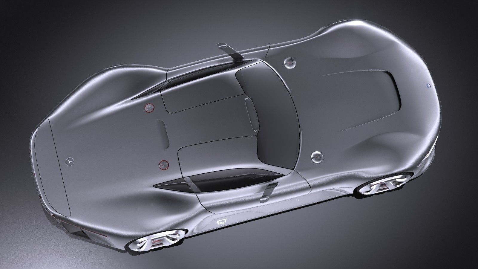 Mercedes Vision Gran Turismo Concept 3D model_7