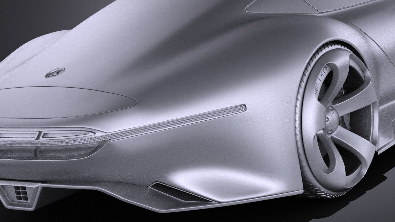 Mercedes Vision Gran Turismo Concept 3D model_11