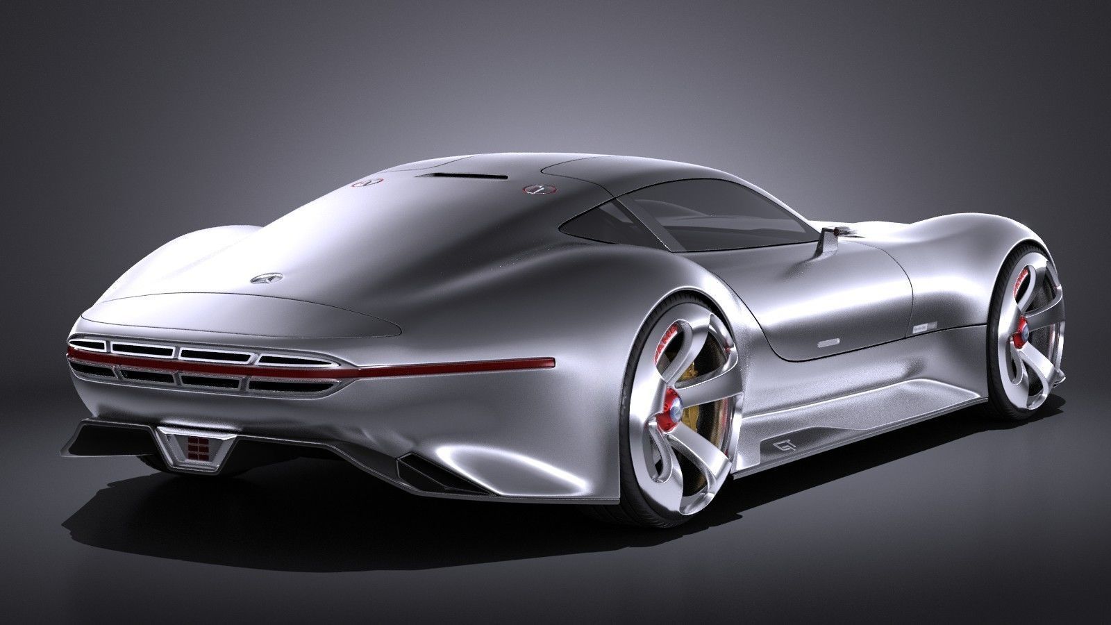 Mercedes Vision Gran Turismo Concept 3D model_1