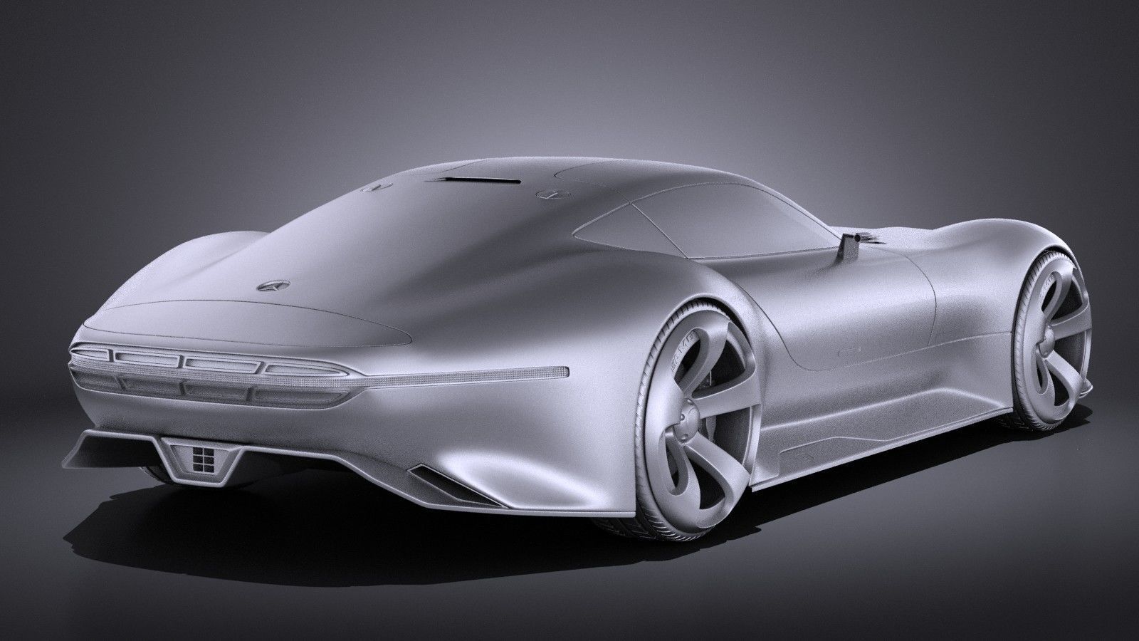 Mercedes Vision Gran Turismo Concept 3D model_10