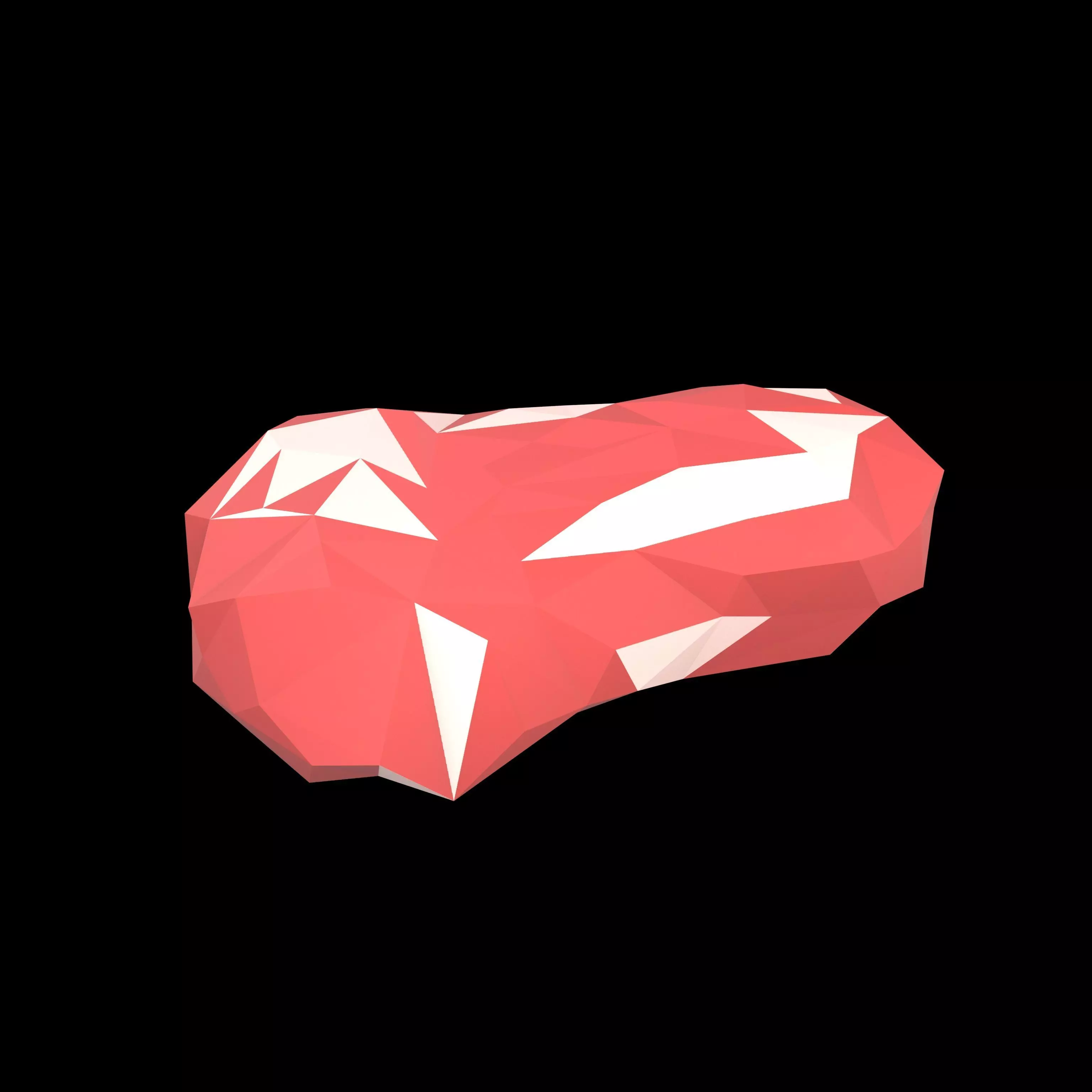 Beef Steak v1 001 Low-poly 3D model