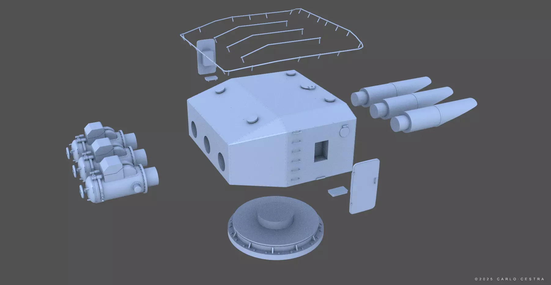 IJN FUBUKI - Personal license - 1-100 scale 3D print model_21