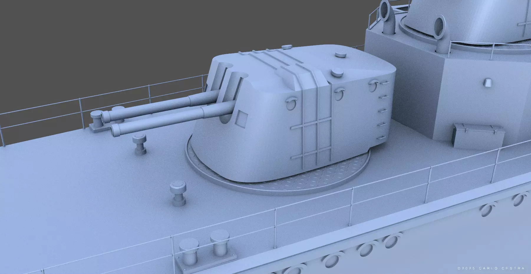 IJN FUBUKI - Personal license - 1-100 scale 3D print model_13