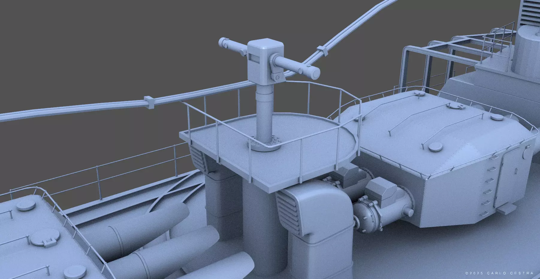 IJN FUBUKI - Personal license - 1-100 scale 3D print model_11