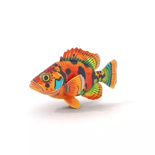 Vibrant Tropical Fish model pack