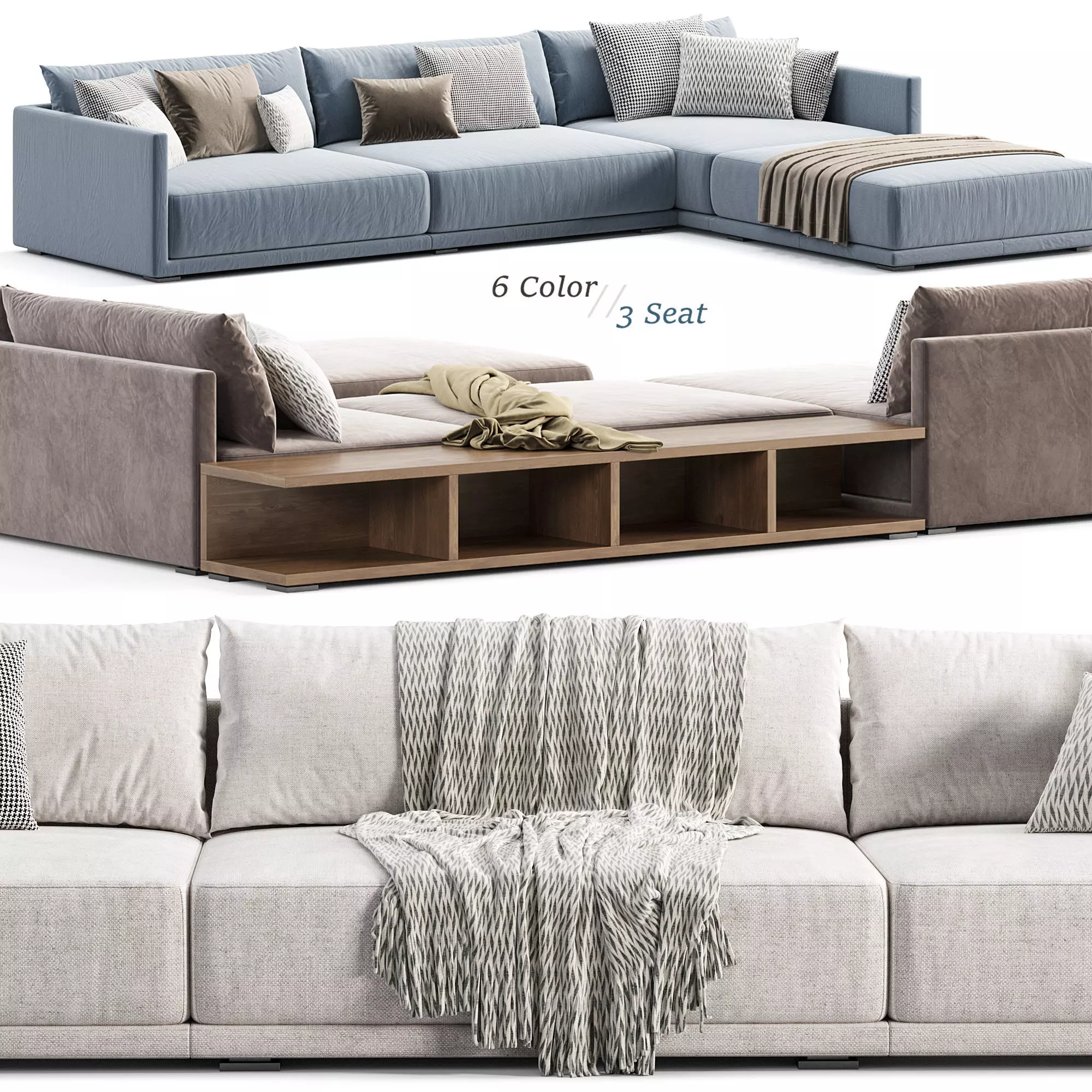 Poliform Bristol Sofa 1 3D model_3