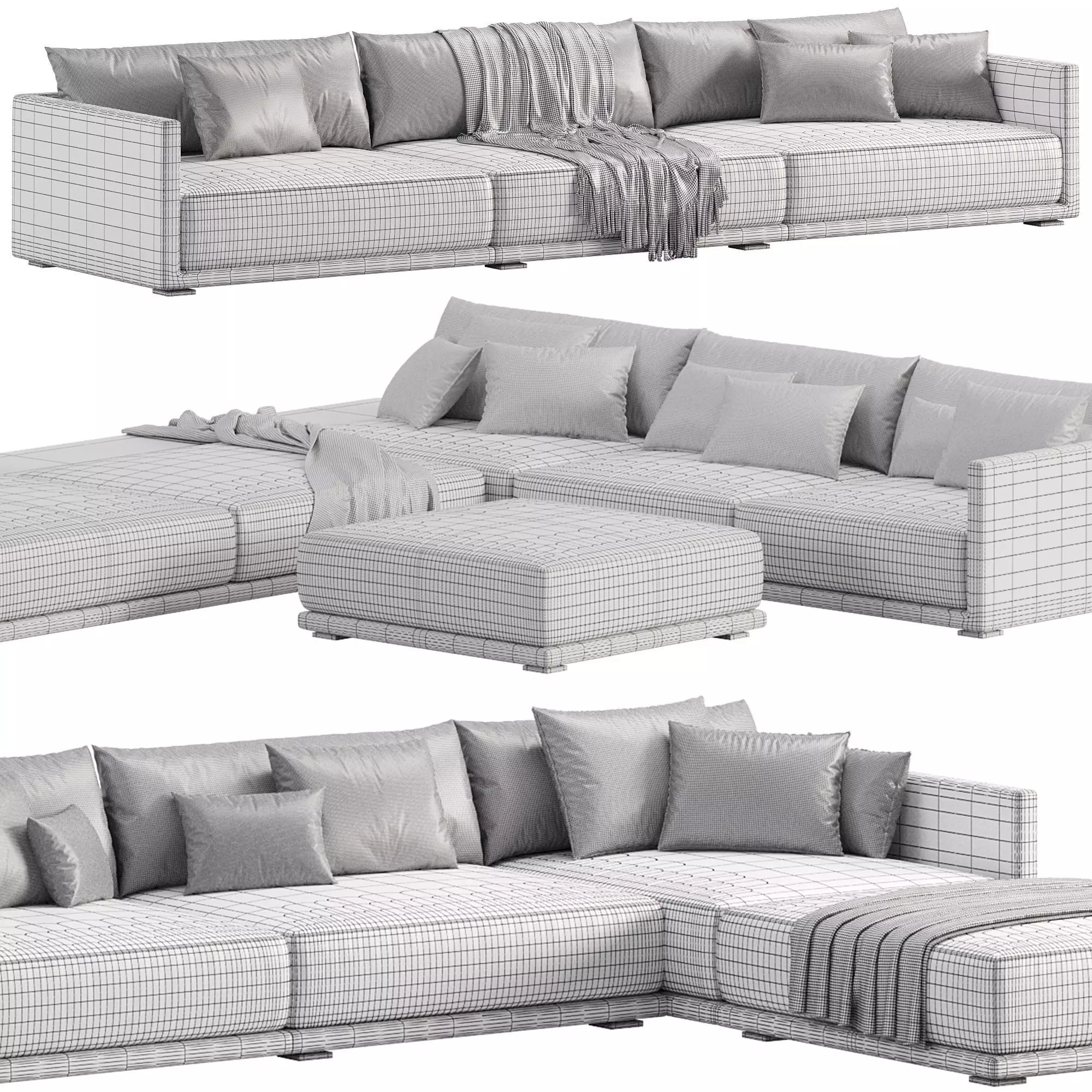 Poliform Bristol Sofa 1 3D model_6