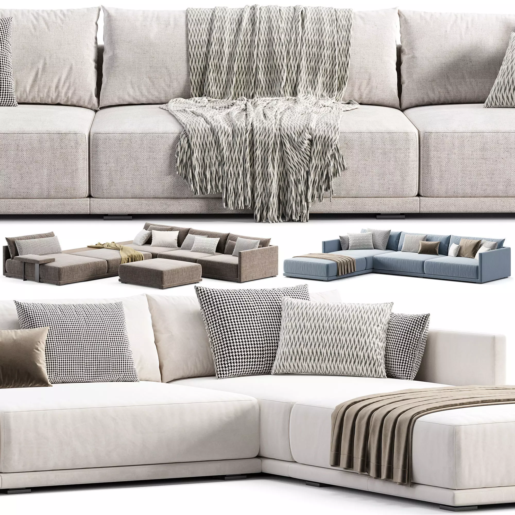 Poliform Bristol Sofa 1 3D model_4