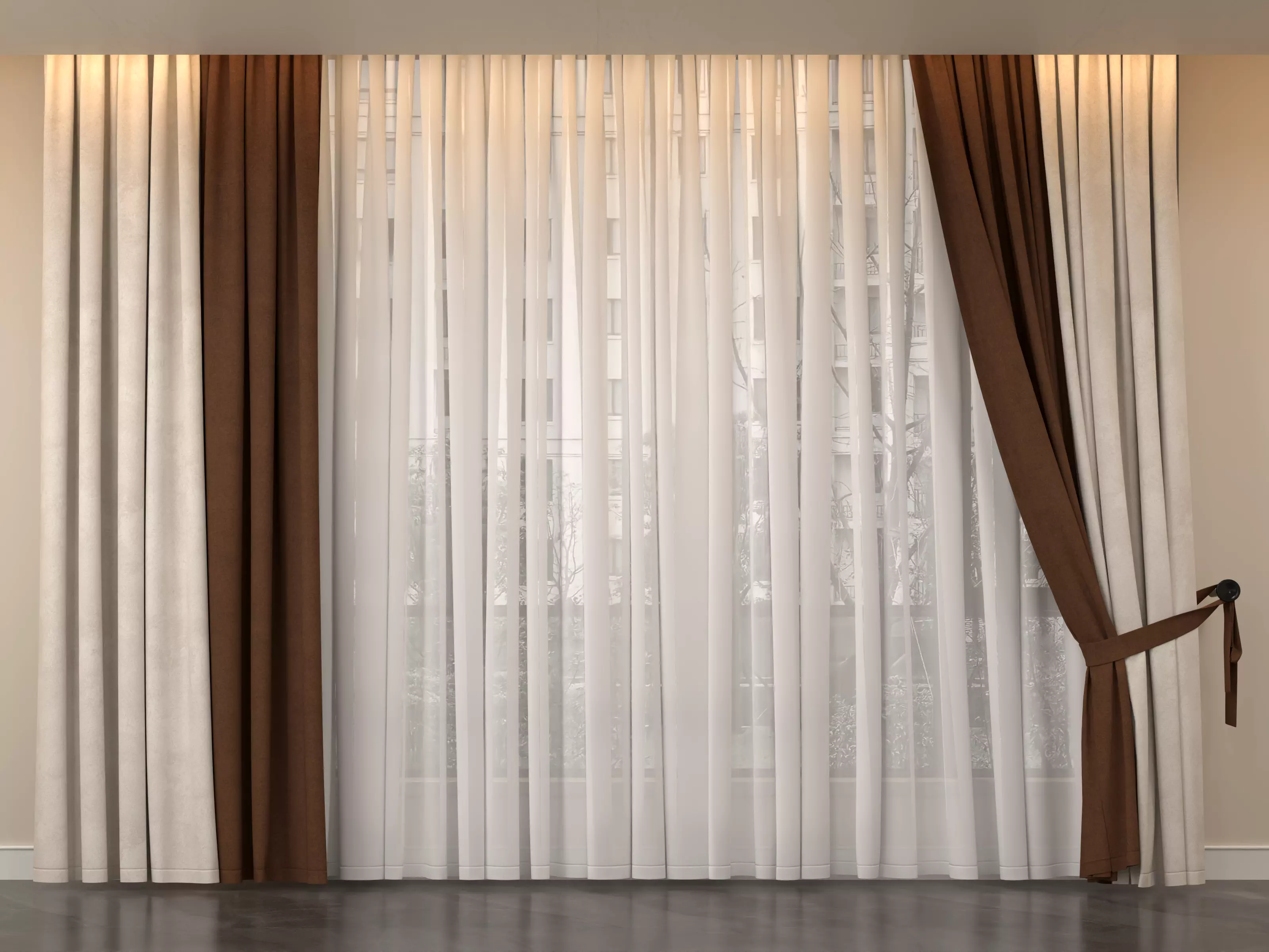 curtain 3D model_0