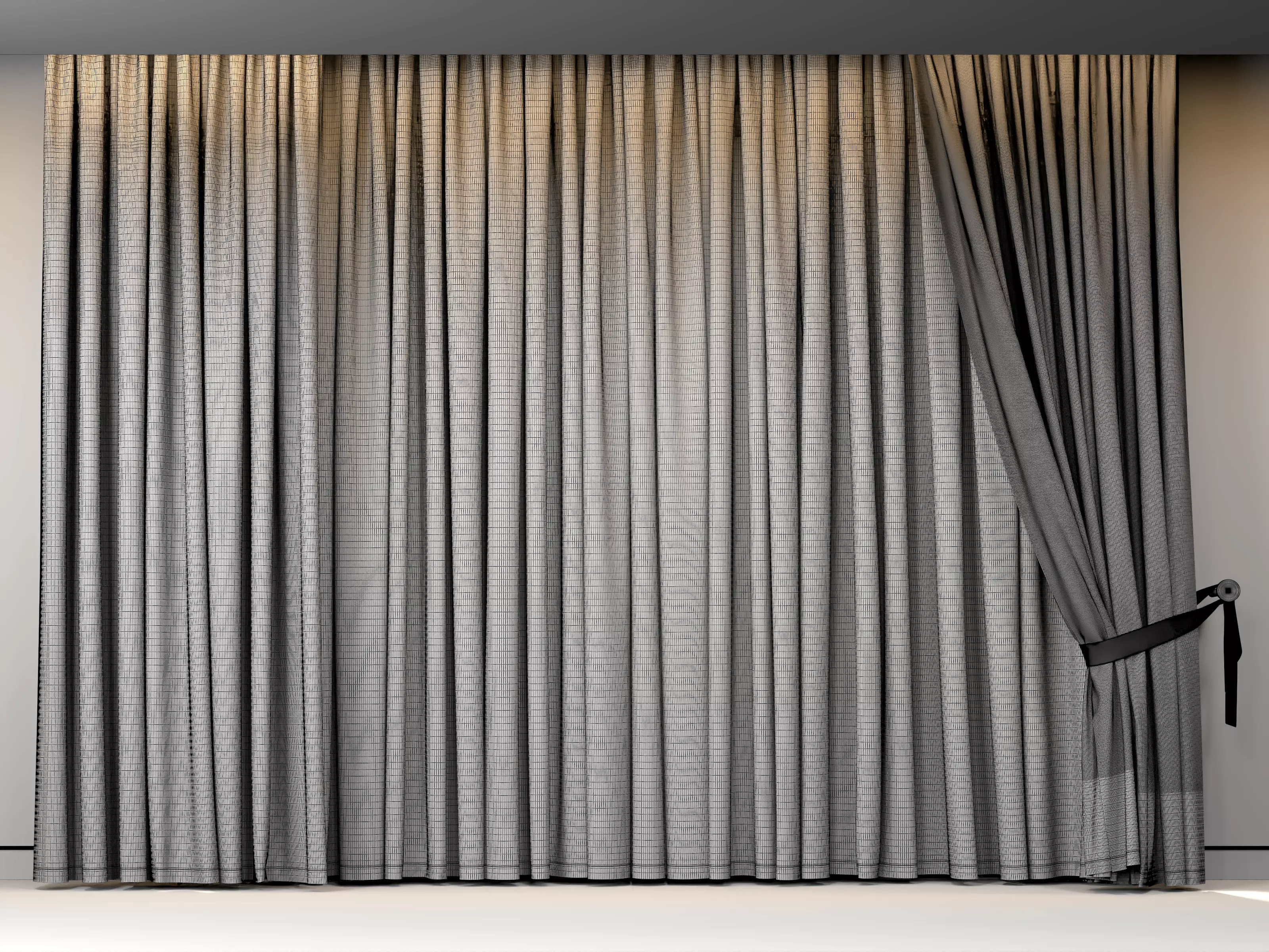 curtain 3D model_3