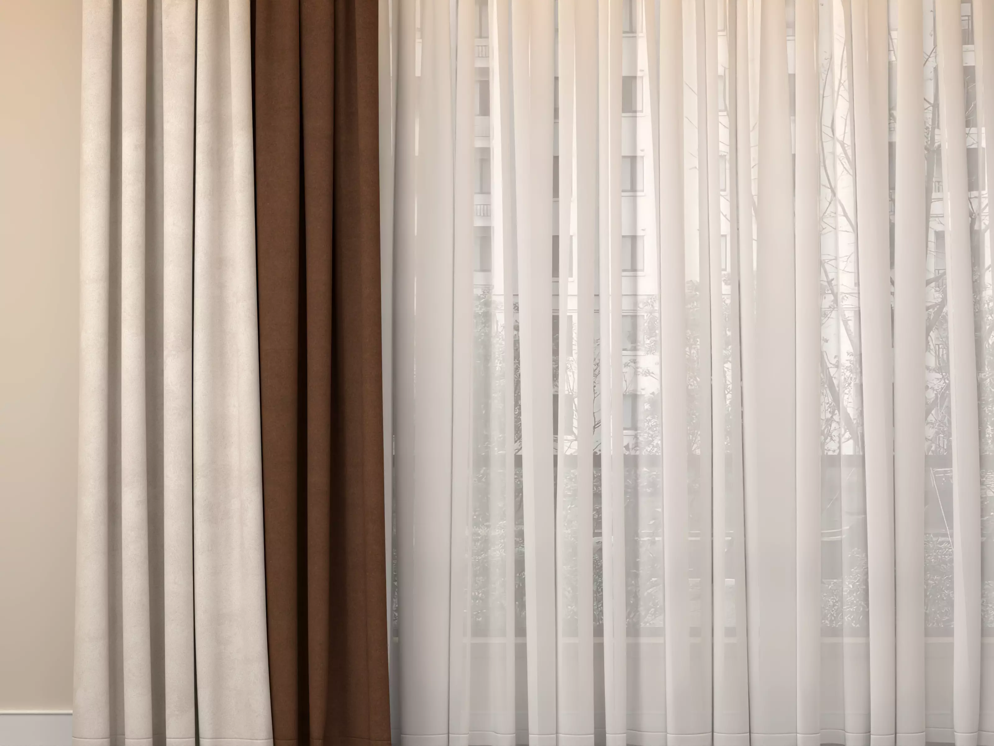 curtain 3D model_1