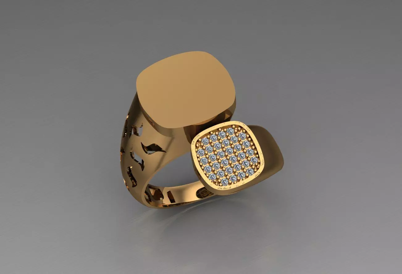 Ready Women Ring STL 3D Models  3D print model_0