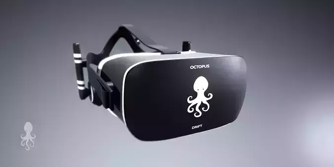 octopus drift vr glasses Free 3D model