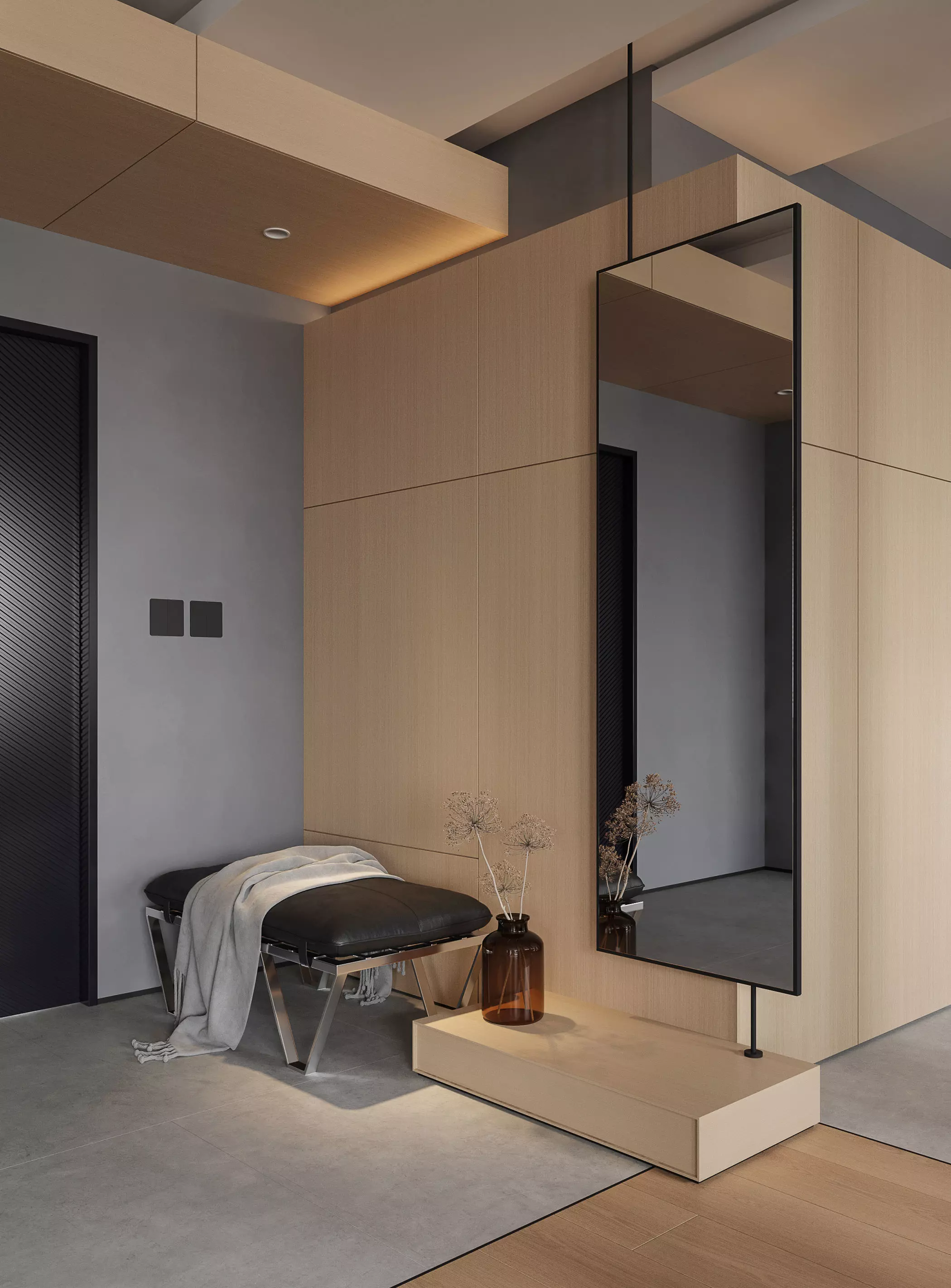 Modern living room dining room interior scenes 525 3D model_3