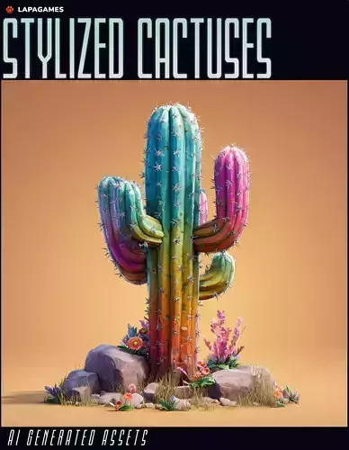 Stylized Cactuses