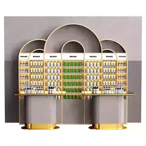 Perfume shop Low-poly 3D model