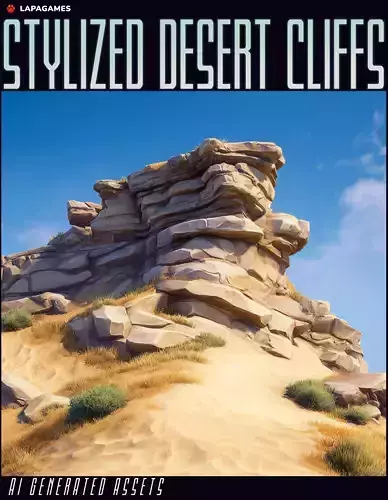 Stylized Desert Cliffs
