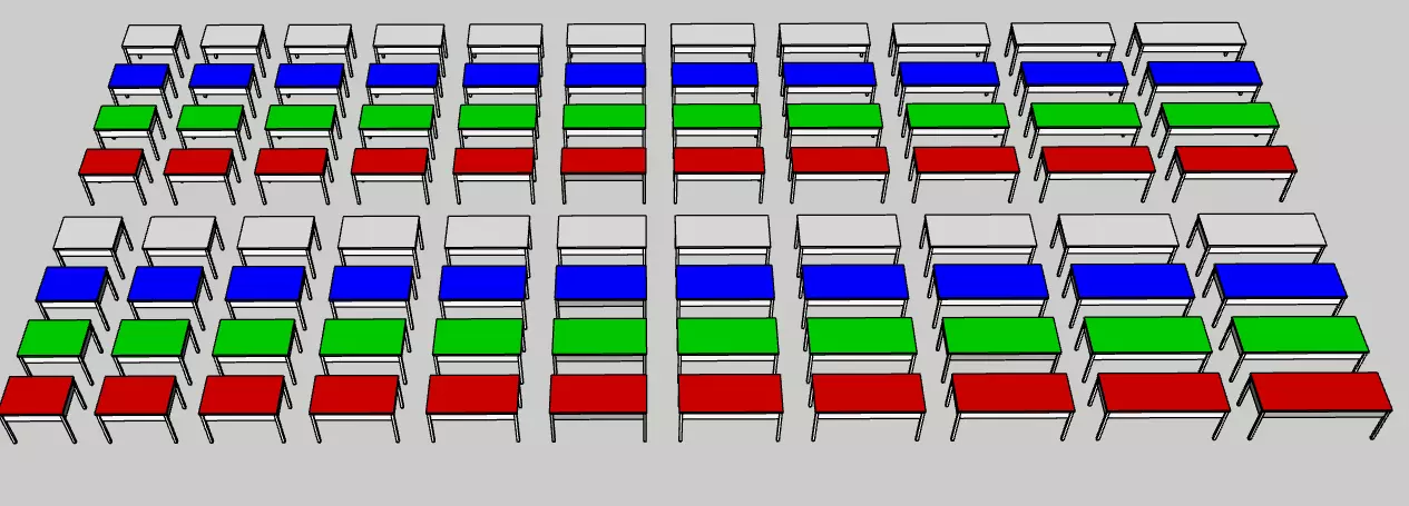 Industrial Kitchen And Open Buffet Libary 3D model_10