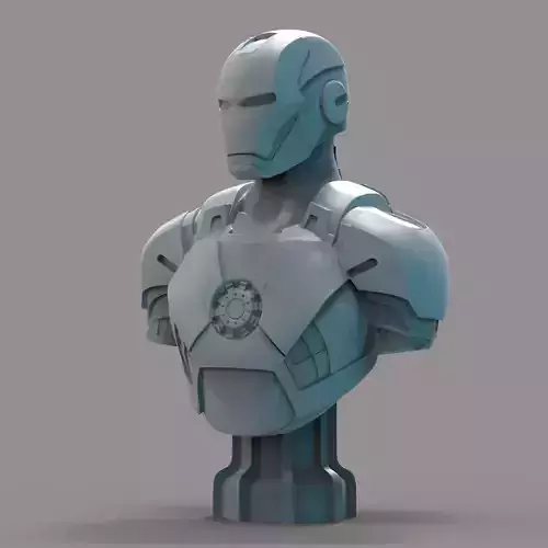 IronMan iron man bust 3D print model