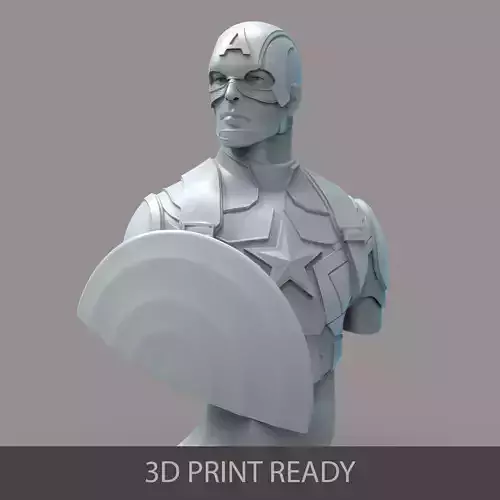 Captain America 3D print model