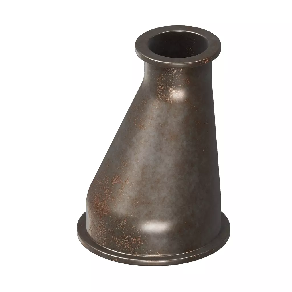 Rusty Eccentric Reducer 3D model_2