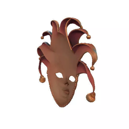 2473Venetian Carnival Mask Color 3D Model magic 3D print model_19