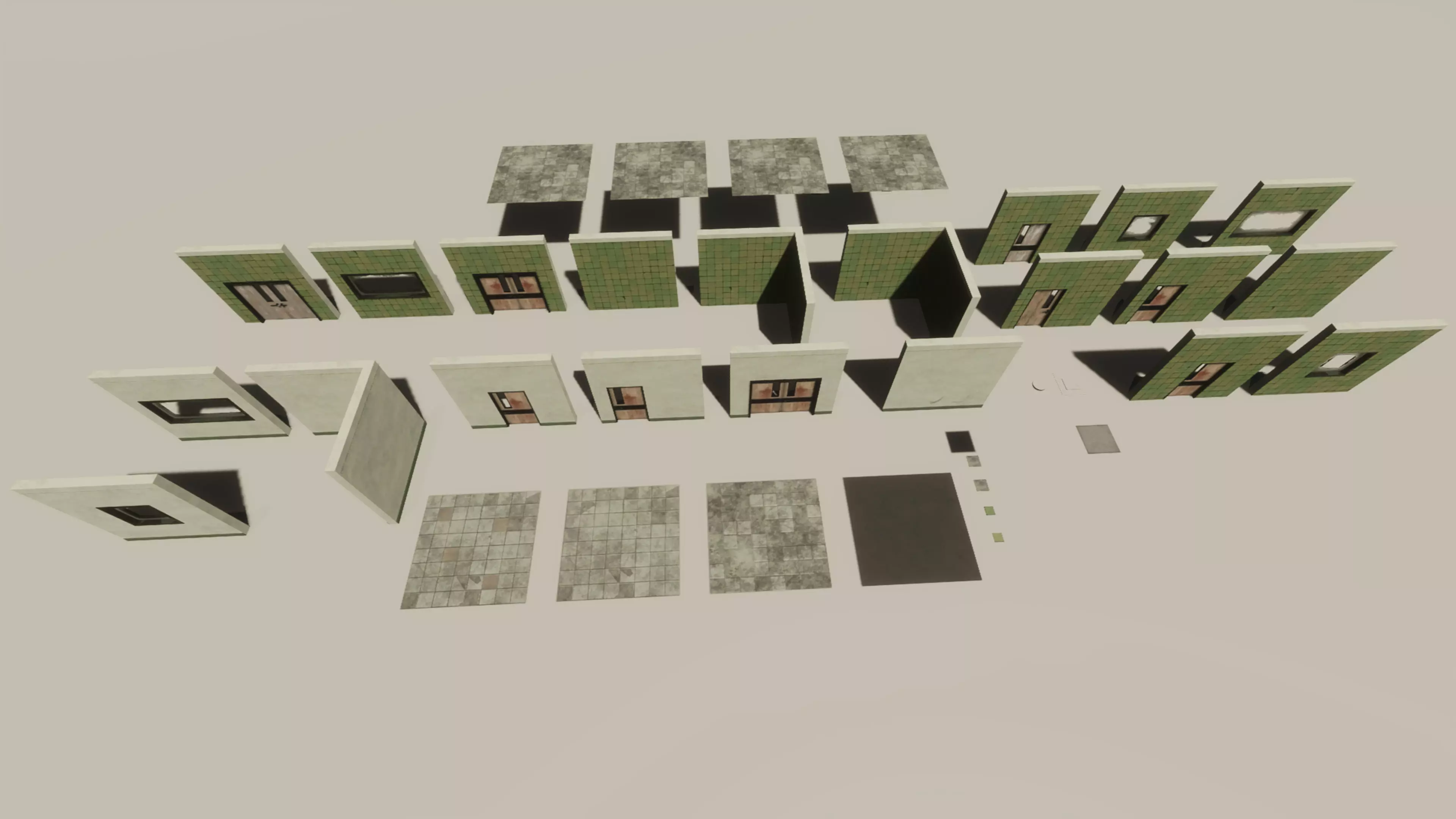 Deserted Hospital Low-poly 3D model_15