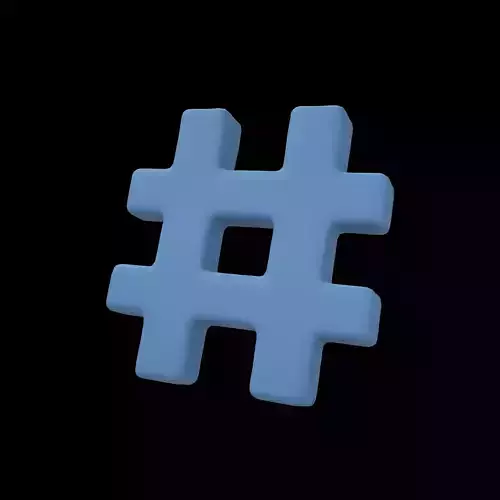 Hashtag Icon v1 003