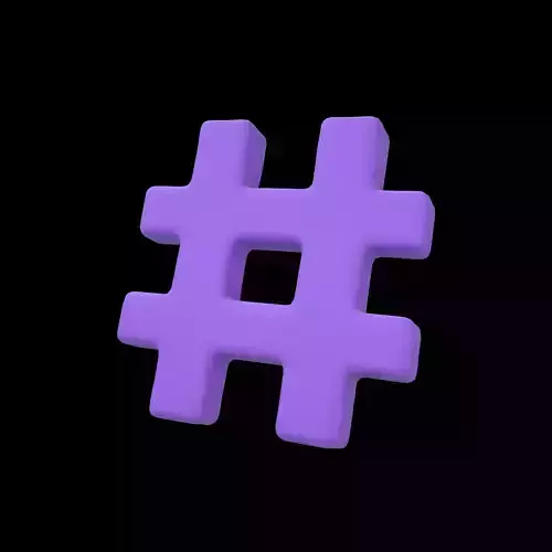 Hashtag Icon v1 004