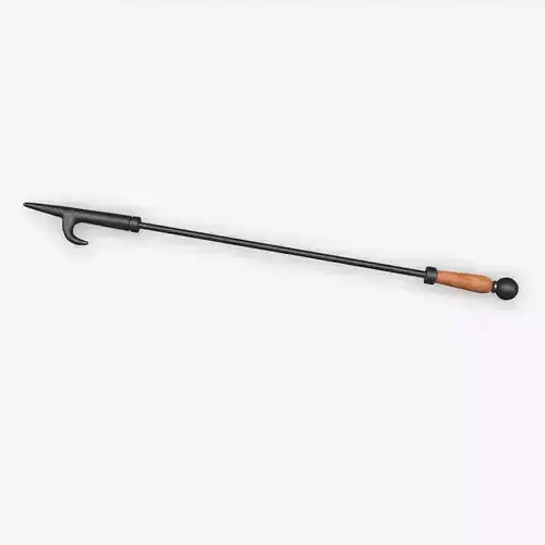 Fireplace Poker Melee Weapon Low-poly PBR