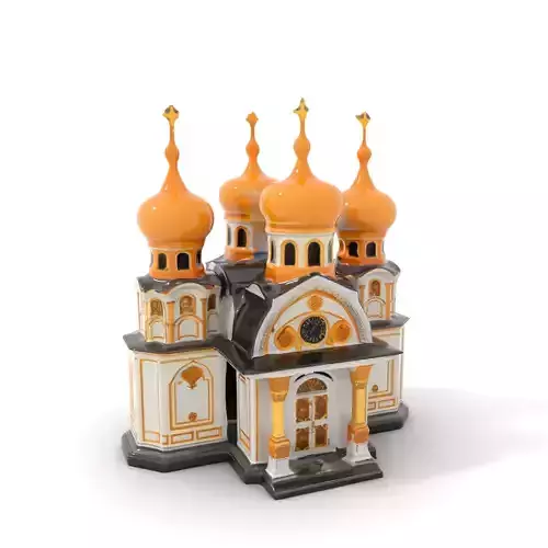 Golden Orthodox Church model pack