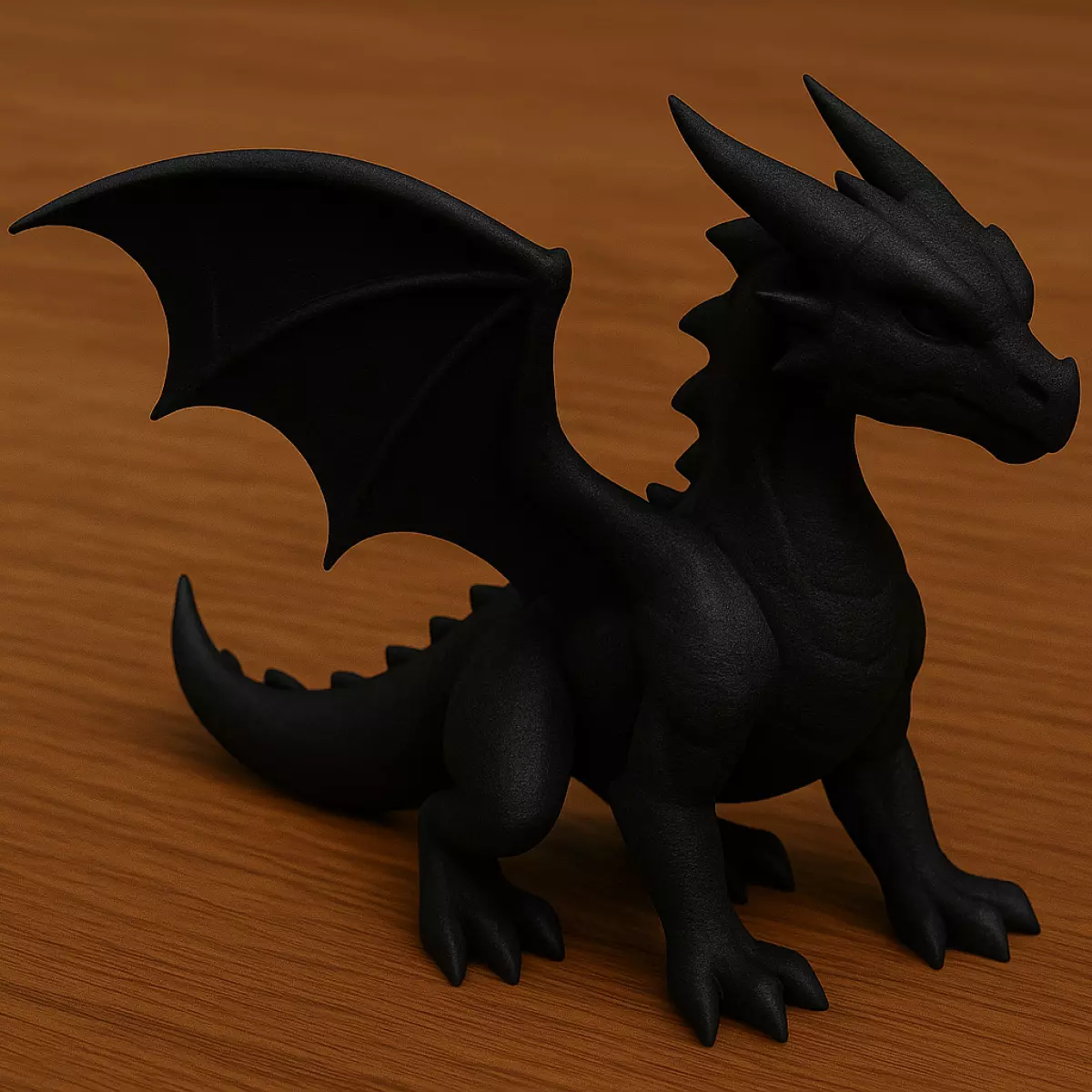 Black Dragon Decor 3D print model_0